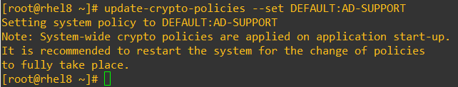 Crypto policy configuration placeholder