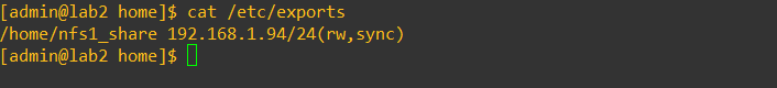 Create NFS directory placeholder